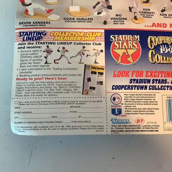 1996 Jim Edmonds Starting Lineup Sport Superstar Collectibles - Picture 2 of 3